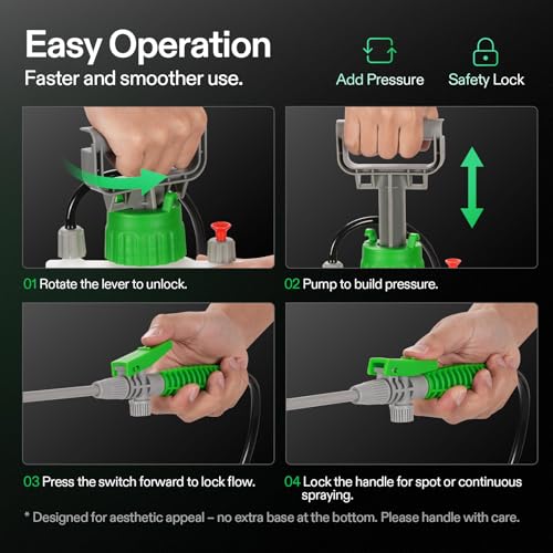 VIVOSUN 1.35 Gal/5L Pump Sprayer, Garden Water Sprayer - size: 1.35 gal