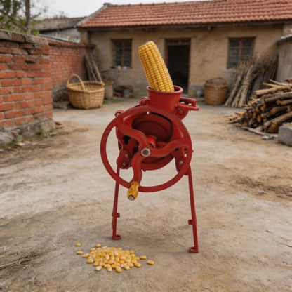 Manual Corn Thresher Sheller Hand Crank Maize Peeler Remover Tool (Style B) - size: Style B
