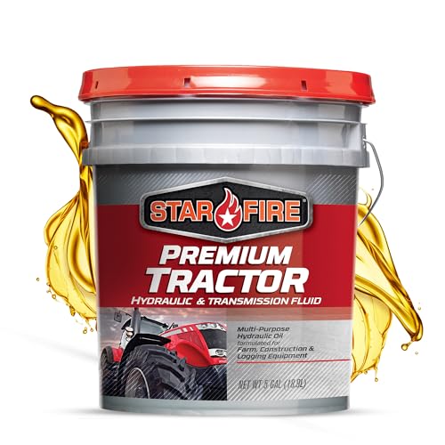 STARFIRE Premium Tractor Hydraulic & Transmission Fluid – 5 Gallon Pail | Multi-Purpose Hydraulic Oil for Tractors, Wet Brakes & Off-Highway Equipment
