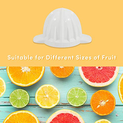 Elite Gourmet ETS-411 Electric Citrus Juicer, Compact 30-Watt, 16 oz, White