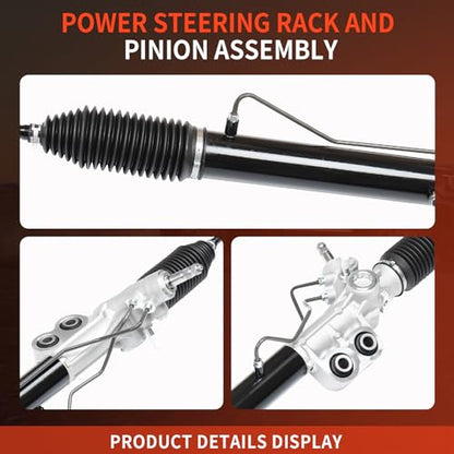 26-3033 Hydraulic Power Steering Rack and Pinion Assembly - size: 660062FBA