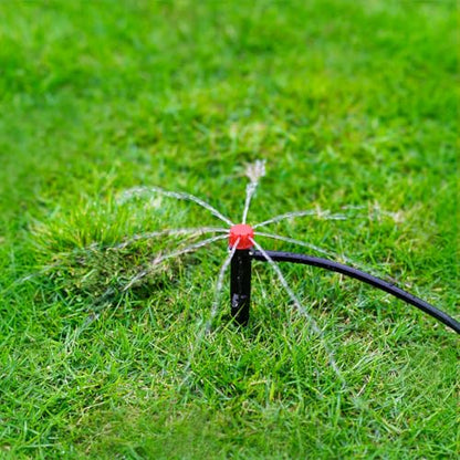 50pcs Adjustable Drip Irrigation Emitters: Garden Drippers for 1/4" Tubing - size: 50pcs Drip Emitters