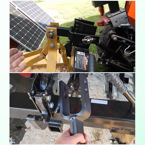 Versatile Quick Hitch Adapter Used to Adjust Top Link Bracket Movements Fits for Category 1 3-Point Quick Hitch Tractors Made of Integral Casting