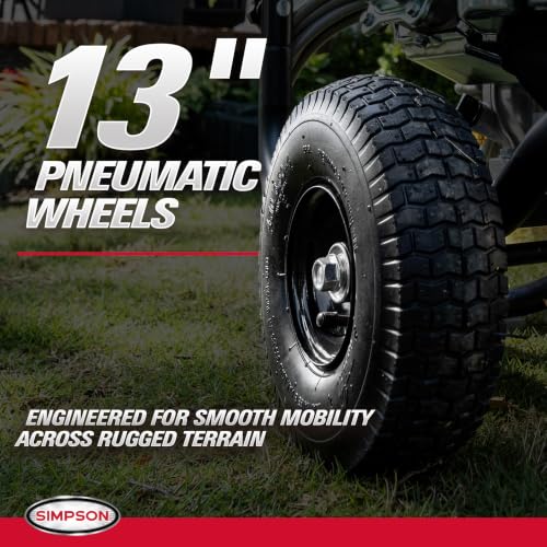 Simpson PowerShot 4400 PSI Gas Pressure Washer, 4.0 GPM, CRX 420cc Engine - style: 4400 PSI