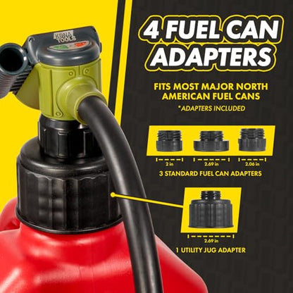 Auto Stop Fuel Transfer Pump with Ergonomic Nozzle - style: Auto Stop Ergonomic Nozzle