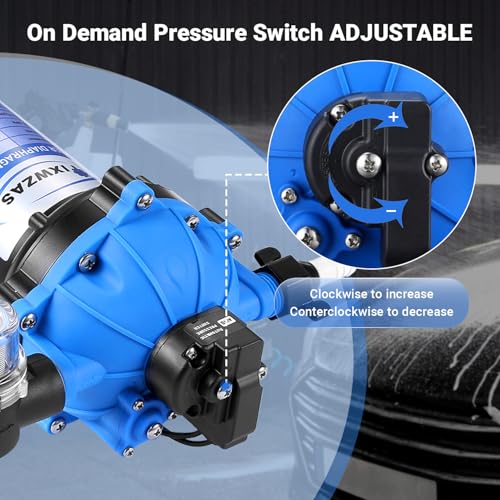 110V AC 7GPM 70PSI Upgraded Five Chamber Self-Priming Fresh Water Pump