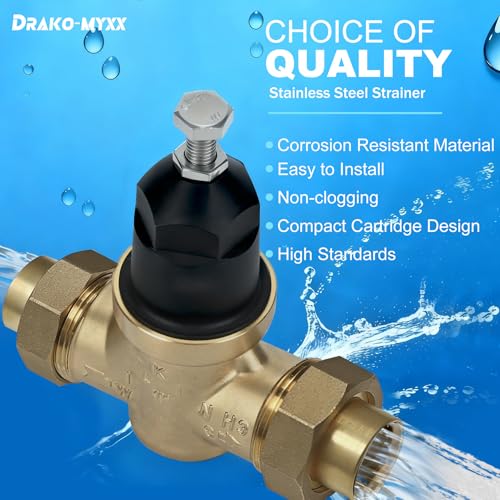 1-NR3XLDU 1"NR3XL Pressure Reducing Valve with Double Union FNPT Connection - size: 1 Inch