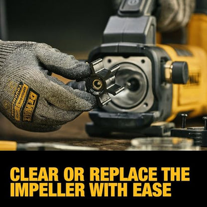 DEWALT 20V MAX Transfer Pump, 10 GPM, Powerful and Lightweight, Profesional Grade Versatility, Bare Tool Only (DCE050B)