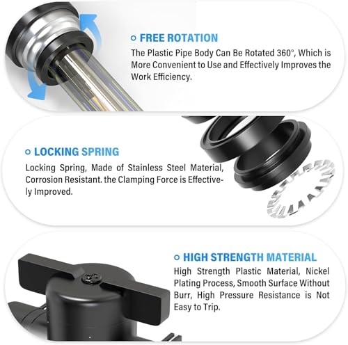 TAILONZ 1/2"ODx1/4"NPT Push-to-Connect Fitting Ball Control Valve 1Pcs - size: 1/2"OD x 1/4"NPT/1PCS