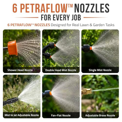 PetraTools 3 Gallon Battery Powered Backpack Sprayer - 2.5 Hour Runtime - size: HD3000 (6 Nozzles)