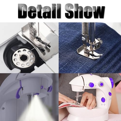 Kucehiup Mini Sewing Machine, Portable Sewing Machine for Beginners