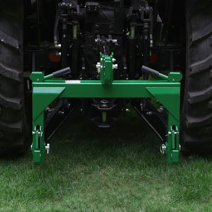 MechMaxx 3 Point Quick Hitch Cat 1 for Tractors, Green, QH1G