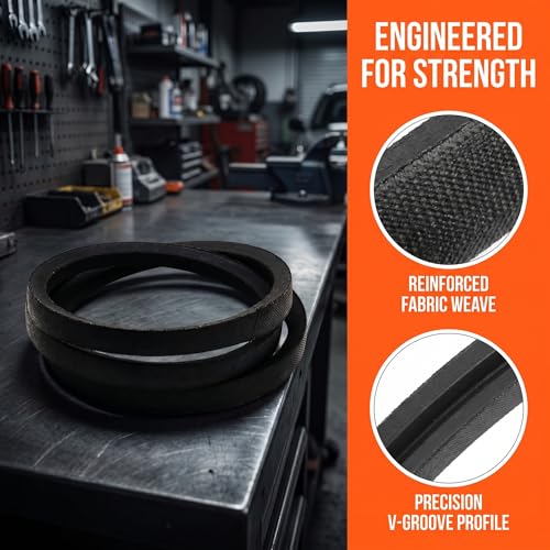2 Part 157769 532157769 Lawn Mower Drive Belt (3/8" X 32.6") Compatible with AYP Roper Sears 146527 532146527 137078 532137078 for Husqvarna 22" self propelled Walk Behind Garden Tractor - color: 3/8" X 32.6"