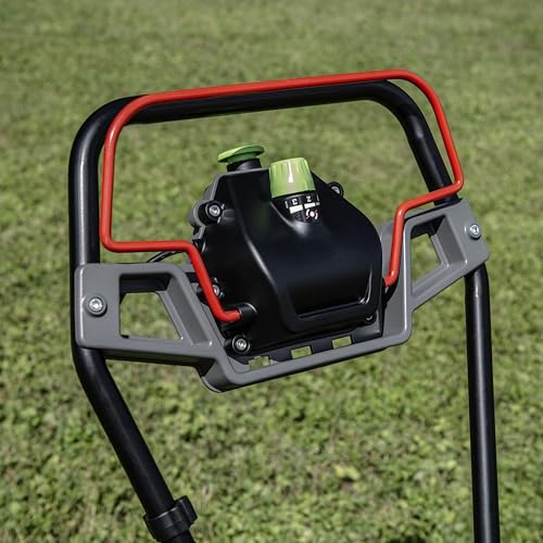Earthquake 60V Walk Behind String Mower, Includes Two 4Ah Batteries, 22” Cutting Diameter, Three Cutting Speed Dial, 14” Never-Go-Flat Wheels, Easy Assembly, Adjustable Handlebar, Model #44965