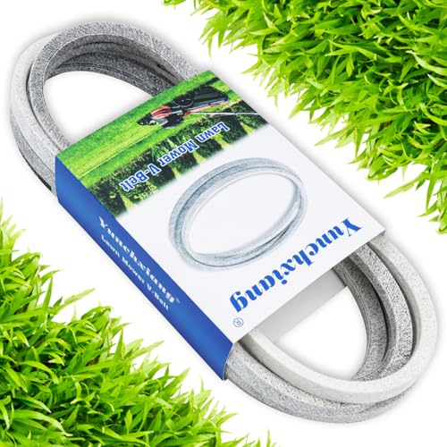 GX21833 Deck Belt Kevlar for John Deere 48 inch Deck Belt D140, D160, E140, E170, L120, L130, LA145, S170 Riding Mower with 48'' Deck, Replaces GX20571 - Aramid Cord, 1/2'' x 141'' - size: 1/2" x 141"