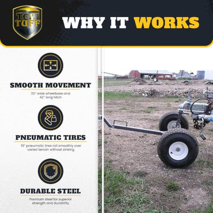 Tow Tuff TMD-800ATV - ATV/Trailer - 800 lb Trailer Dolly