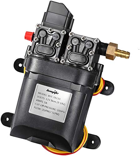 12V DC Fresh Water Pump 7.5 L/Min 2 GPM 100 PSI