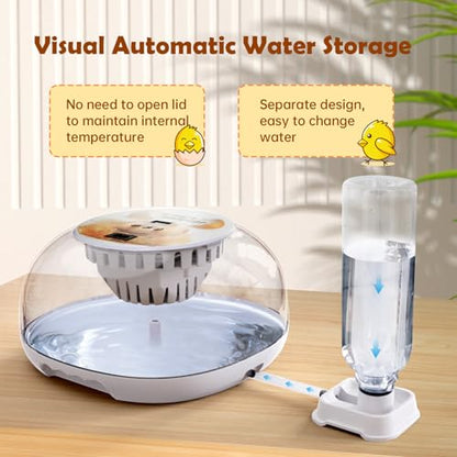 Egg Incubator for Hatching Chicks, Automatic Egg Turner Holds 12 Eggs - color: Egg12
