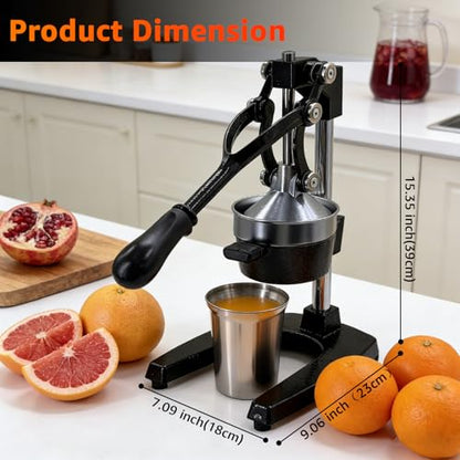 Manual Fruit Juicer Hand Press Citrus Squeezer for Home