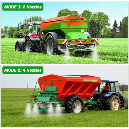 4 Nozzles Sprayer Boom Kit with 3/8" Brass Fitting Sprayer Boom Wand