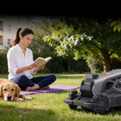 TRON with Large Mowing Disk,Robot Lawn Mower up to 0.6 Acre - color: TRON with Mowing Disk