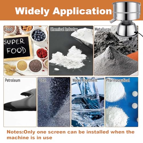 Sidasu Automatic Vibrating Sieve Shaker–40&60 Mesh Flour Sifter - size: Sifter Machine(40+60 mesh)