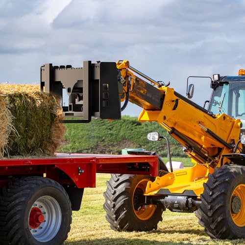 YITAMOTOR 45" Skid Steer Pallet Forks Frame Attachment, 3000 lbs Capacity - size: 45" Frame