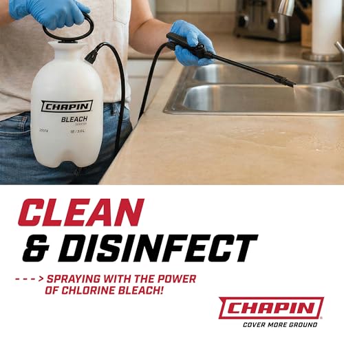 CHAPIN 22074 2-Gallon Bleach Pump Sprayer for Cleaning & Disinfecting - size: 2-Gallon