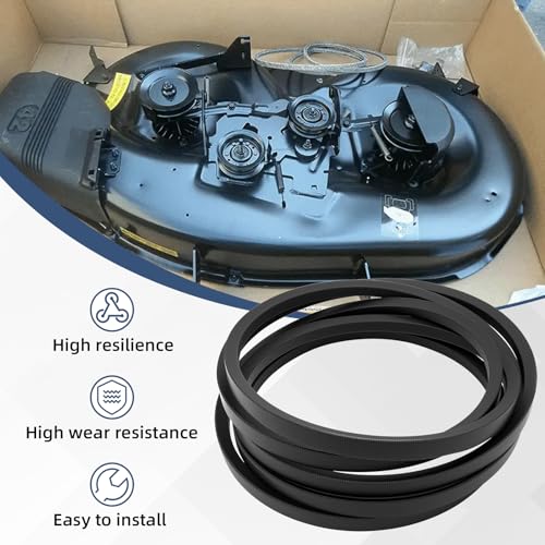 405143 Deck Drive Belt Compatible with Husqvarna Poulan Pro AYP Craftsman, 46" Mowers Deck Belt Replace 532405143 584453101 21546607 YTH22V46 YTH20K46 YTA22V46 by Podoy (105.5" X 1/2") - color: 405143