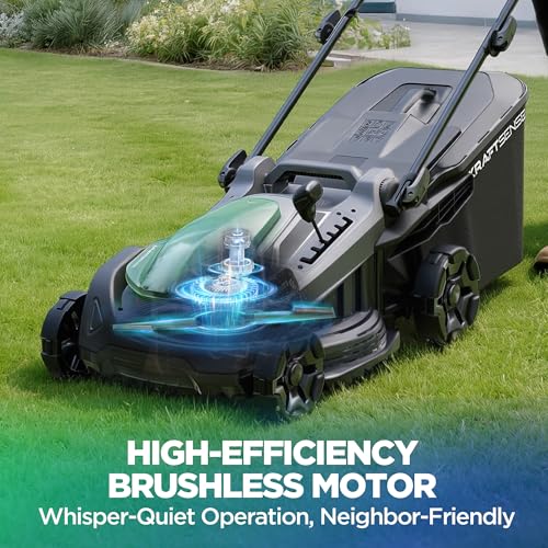 18-Inch 40V Max Brushless Cordless Electric Push Lawn Mower