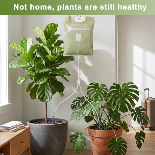 3 Pcs Plant Self Watering Device,6.5L Automatic Vacation Plant Waterer Bag