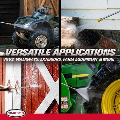 Simpson PowerShot 3500 PSI Gas Pressure Washer, 2.5 GPM, Honda GX200 Engine - style: 3500 PSI