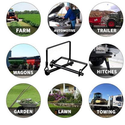 4 Pack 1/4 x 2-3/4 Inch Trailer Hitch Pin Heavy Duty Carbon Steel Towing Coupler Pin Quick Release Hitch Clip PTO Locking Pin for Truck, Tractor, Farm Equipment - size: 1/4x2-3/4