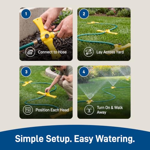 Orbit Port-A-Rain Above-Ground Sprinkler System, Green - 58092 - size: 1-Pack Sprinkler System