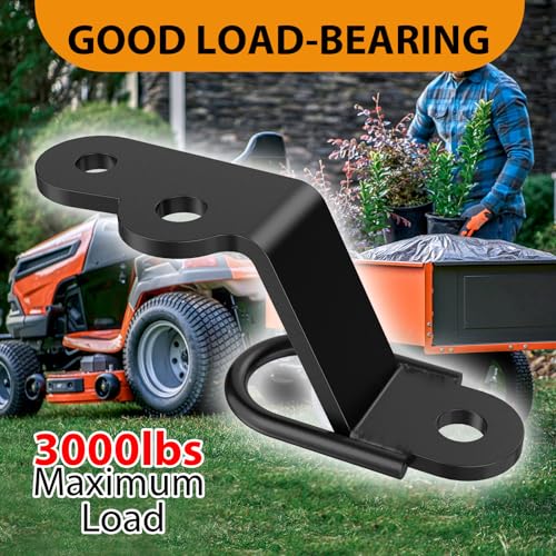 Eapele ATV/UTV Three-Way Hitch, Heavy Duty Universal ATV Hitch Attachments, 3000lbs Maximum Load