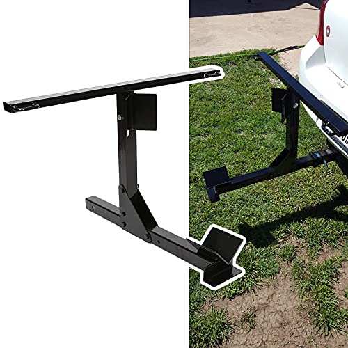 ECOTRIC 550LB Capacity Motorcycle Trailer Carrier Tow Hitch Rack Motorcycle