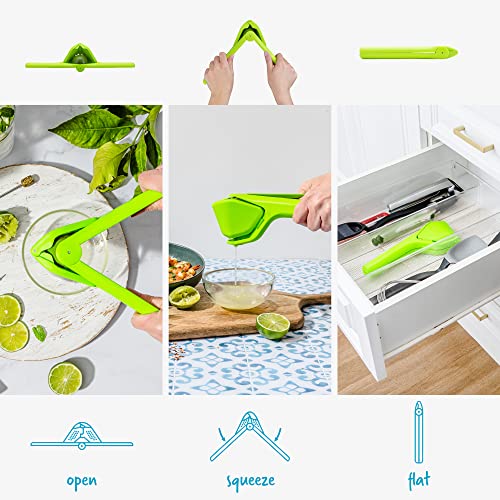 Dreamfarm Fluicer Fold-Flat Citrus Juicer - Lime - color: Lime