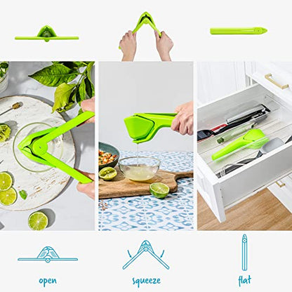 Dreamfarm Fluicer Fold-Flat Citrus Juicer - Lime - color: Lime