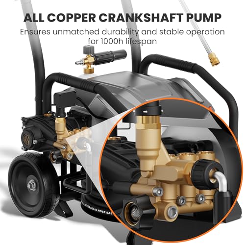 Giraffe Tools Crossfalls Pressure Washer Ultra with 2 Wheels, 50FT Hoses