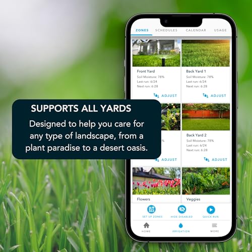 Rachio 3 Smart Bundle: Includes Rachio 3rd Generation-16 Zone Smart Sprinkler Controller (Alexa Compatible w/ Hyperlocal Weather Intelligence Plus & Rain Skip) & Rachio Weatherproof Outdoor Enclosure