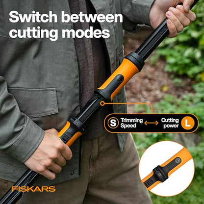 Fiskars 7-13 Ft DualAction Extendable Pole Pruner, Telescoping Tree Pruner - style: 7-13 ft DualAction