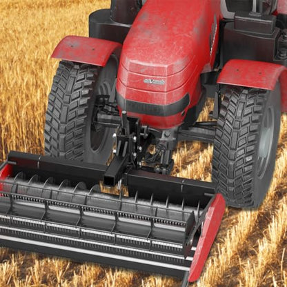 ATV/UTV Manual Implement Lift, 1-Point and 2-Inch Receiver, 50 in, Adjustable Height, UTV ATV Rake Scrape Blade Plow Disc Universal Tow Behind Attachments