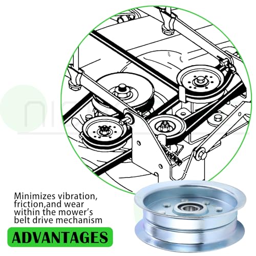 GY22172 Idler Pulley with GY20629 Idler Pulley for John Deere - color: A05 1xGY20629+1xGY22172