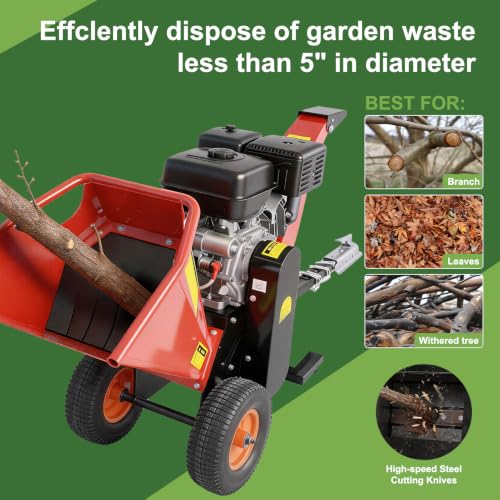 5 Inch Wood Chipper 420CC 15HP