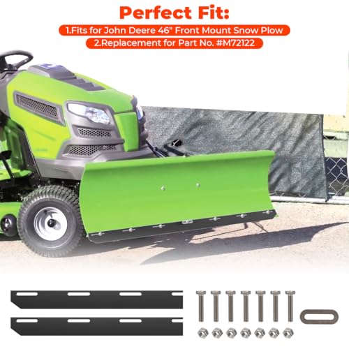 MOTOQUEEN for John Deere 46 Inch Snow Plow Poly Cutting Edge Scraper Strap - size: 46 Inch