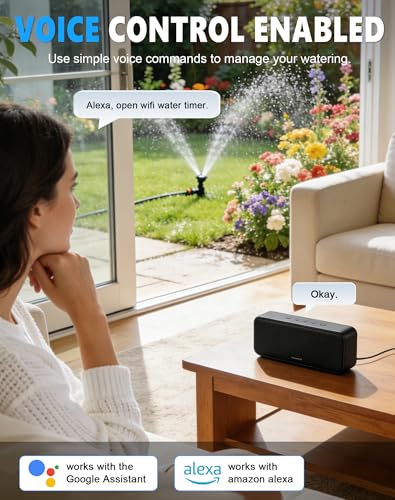 WiFi Sprinkler Timer, Smart Bluetooth Hose Timers - size: 2 Outlet