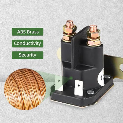 MaySpare Starter Solenoid Compatible With John Deere AM133094, MTD 725-04439 Cub Cadet Lawn Tractor