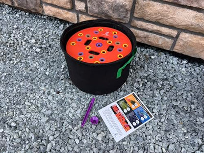 Round Seed Planting & Spacing Template for Grow Bags & Container Gardening