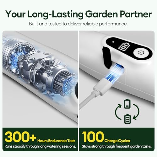 Maygrove 2 Gallon Electric Garden Sprayer, Rechargeable Telescopic Wand