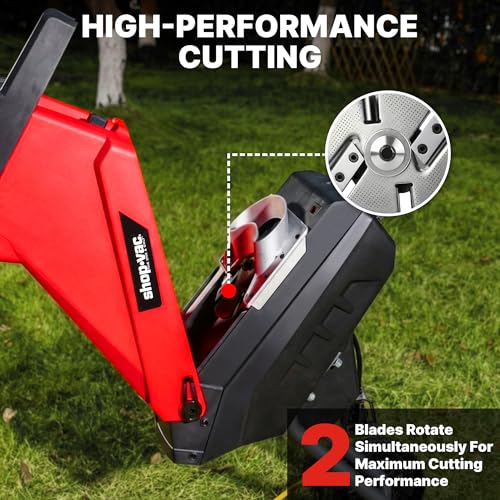Shop-Vac 15-Amp Electric Wood Chipper, 1-3/4 Inch Cutting Diameter